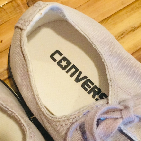 CONVERSE Grey Canvas Sneakers - Picture 4 of 7